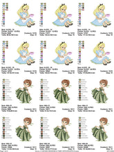 Ultimate Fairy Tale Embroidery Pack – 8 Princess & Character Designs - 6 sizes - FineryEmbroidery